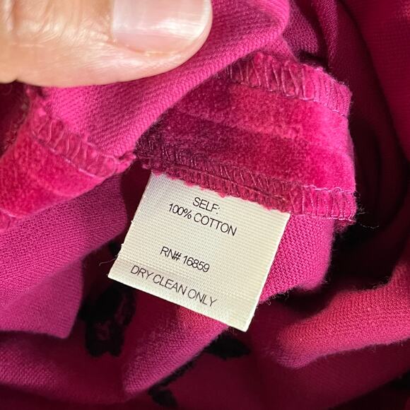 J. McLaughlin Women's Pink Embroidered Fox Corduroy Vintage Straight Jeans Sz 8 - Picture 5 of 8